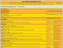 Tablet Screenshot of forum.klomanager.de